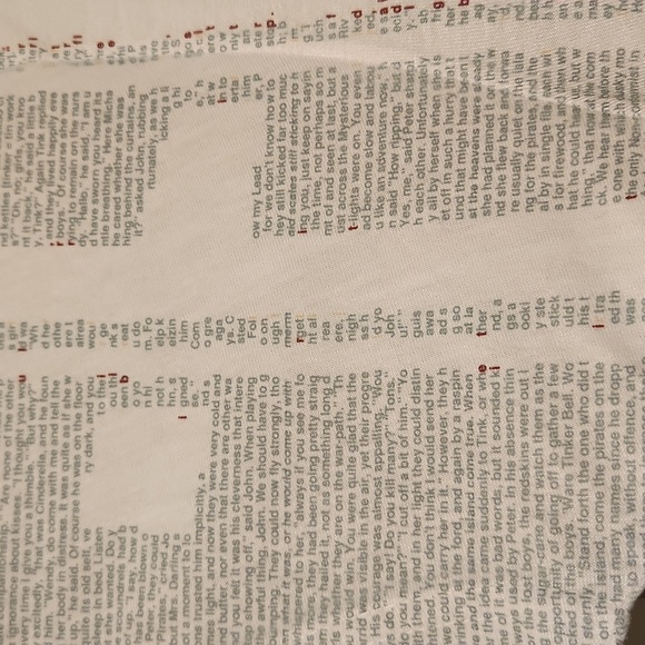 Litographs Peter Pan And Tinkerbell Tshirt Size Medium - Picture 4 of 8